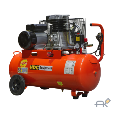 Компрессор HDC HD-A071 (396 лмин. 10 атм. ременной. масляный. ресив. 70 л. 220 В. 2.20 кВт)